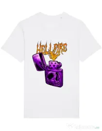 Tricou STANLEY STELLA barbat HELLFIRE Alb