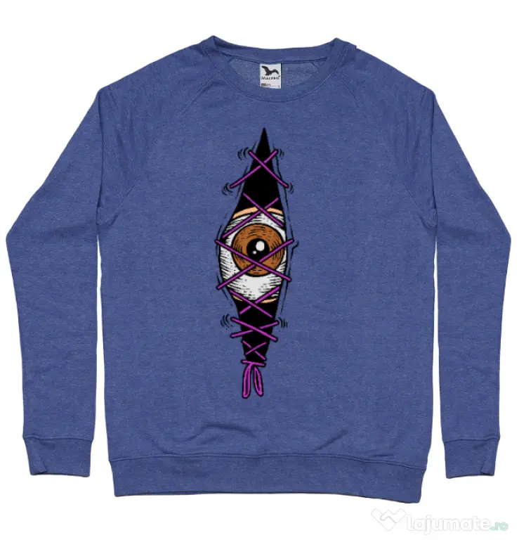 Bluza personalizata barbat INSIDE OF ME Albastru melanj