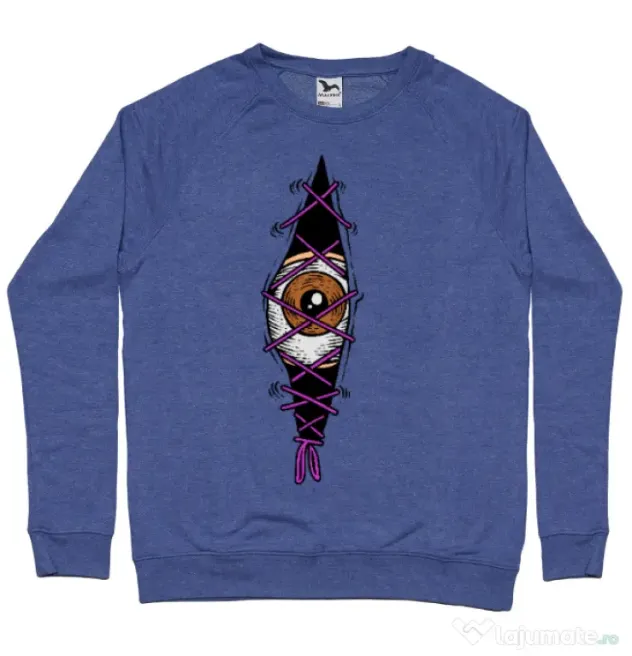 Bluza personalizata barbat INSIDE OF ME Albastru melanj