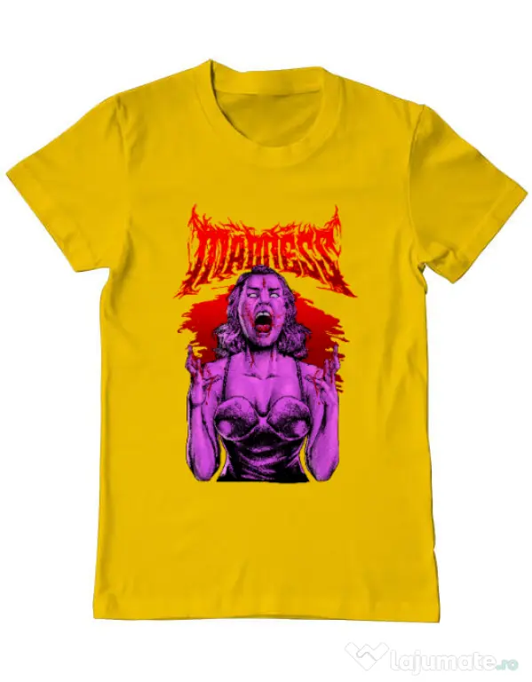 Tricou personalizat barbat MADNESS Galben