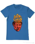 Tricou personalizat barbat OPEN YOUR MIND Albastru azuriu