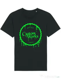 Tricou STANLEY STELLA barbat CW Logo Neon Green Negru