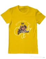 Tricou personalizat barbat Reach out and grab Galben