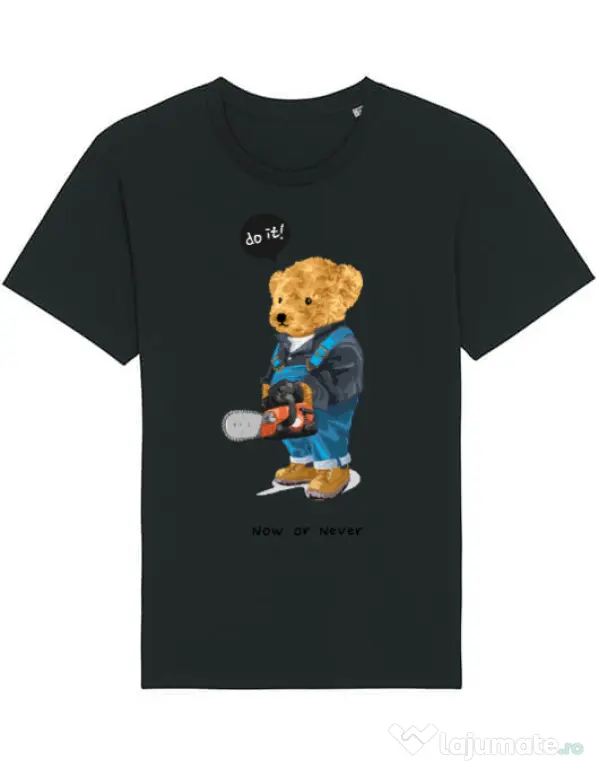 Tricou STANLEY STELLA barbat Now or never Negru