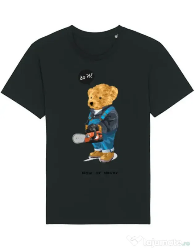 Tricou STANLEY STELLA barbat Now or never Negru