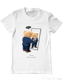 Tricou personalizat barbat Dress for success Alb
