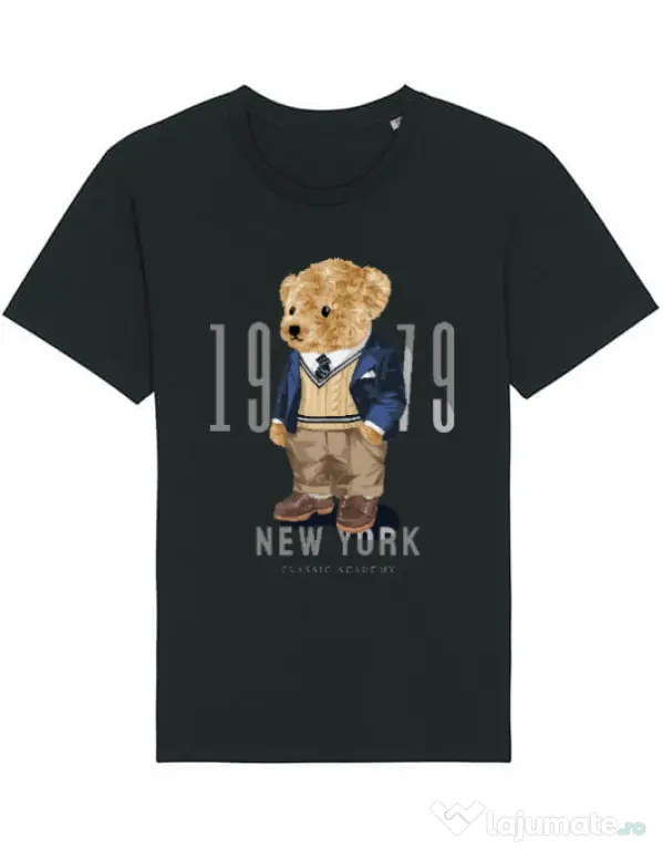 Tricou STANLEY STELLA barbat Classic Academy Negru