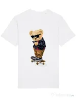 Tricou STANLEY STELLA barbat Skate Alb