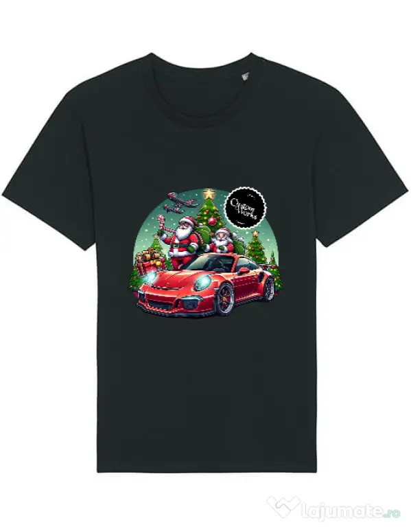 Tricou STANLEY STELLA barbat CW Christmas Series #20 Negru