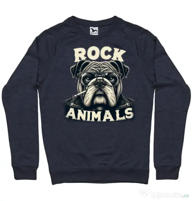Bluza personalizata barbat BULLDOG 06 Denim inchis