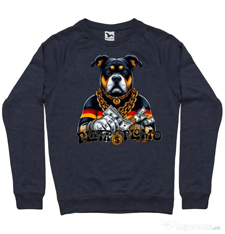 Bluza personalizata barbat BULLDOG 08 Denim inchis