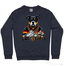 Bluza personalizata barbat BULLDOG 08 Denim inchis