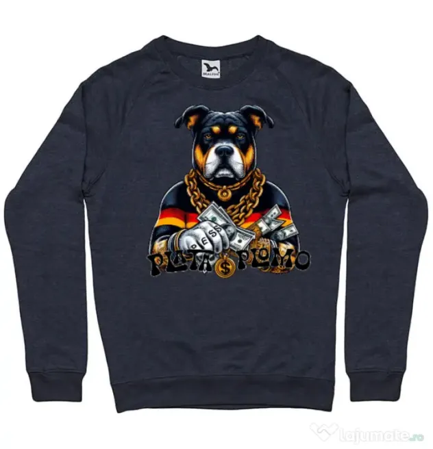 Bluza personalizata barbat BULLDOG 08 Denim inchis