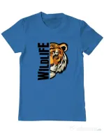 Tricou personalizat barbat WildLife Albastru azuriu