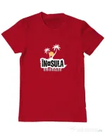 Tricou personalizat barbat Insula Rosu
