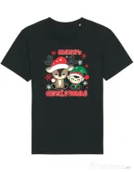Tricou STANLEY STELLA barbat Prietenii lui Mos Craciun 2 Negru