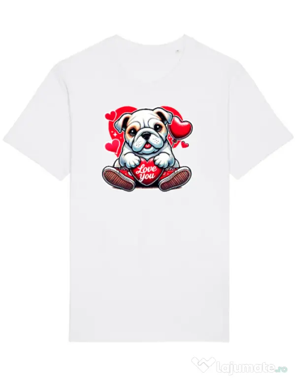 Tricou STANLEY STELLA barbat BULLDOG 102 Alb