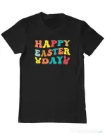 Tricou personalizat barbat HAPPY EASTER DAY Negru