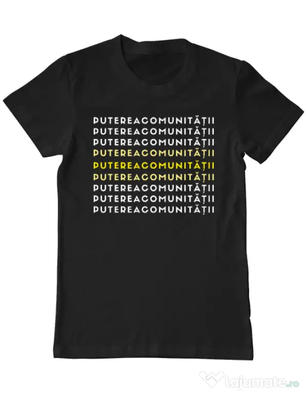 Tricou personalizat barbat Custom design Negru