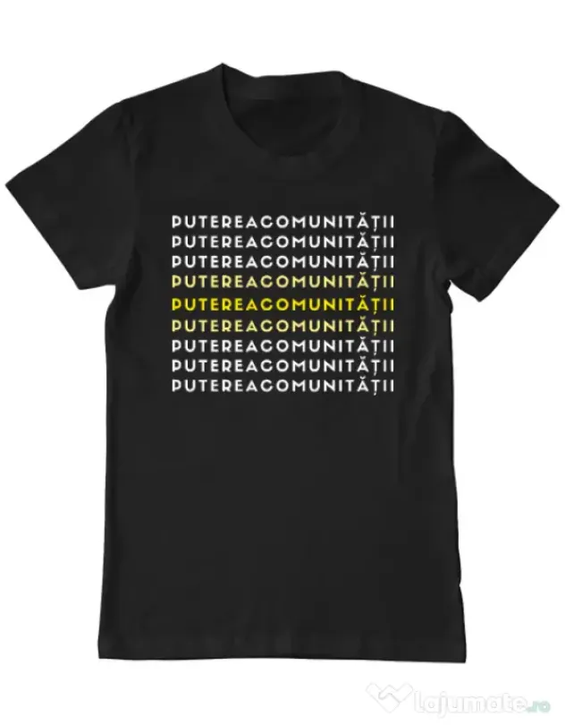 Tricou personalizat barbat Custom design Negru