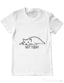 Tricou ADLER barbat Not today Alb