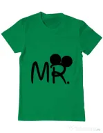 Tricou ADLER barbat Mr Mickey Verde mediu