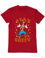 Tricou ADLER barbat Stay Goofy Rosu