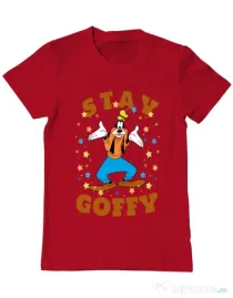 Tricou ADLER barbat Stay Goofy Rosu