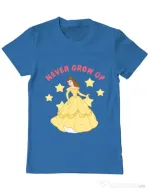 Tricou ADLER barbat Never grow up Albastru azuriu
