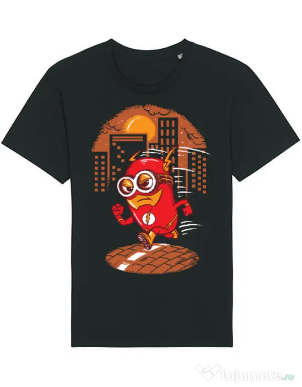 Tricou STANLEY STELLA barbat Flash minion Negru
