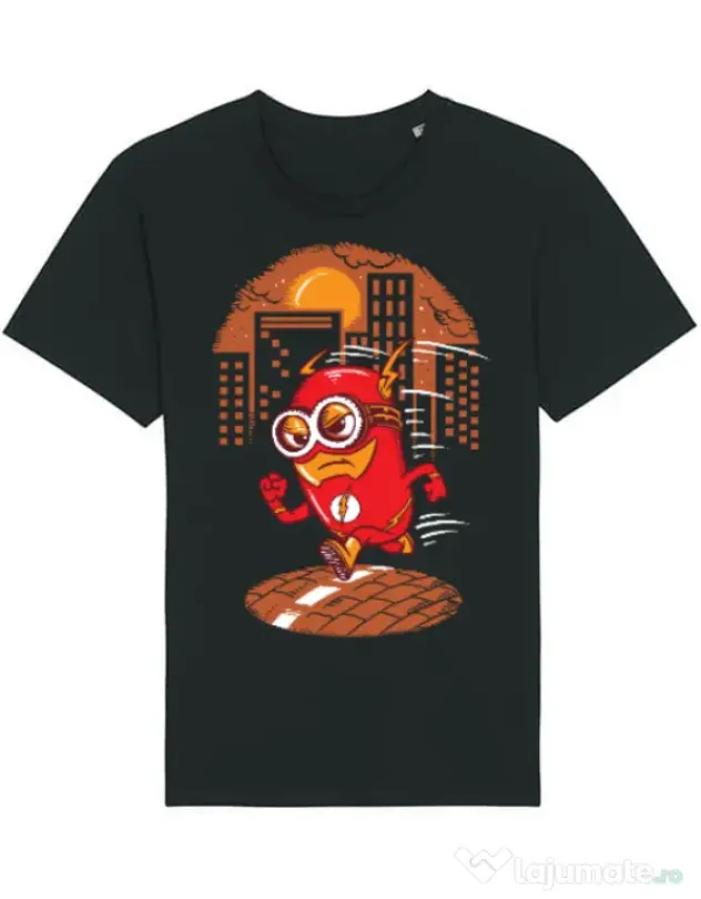 Tricou STANLEY STELLA barbat Flash minion Negru