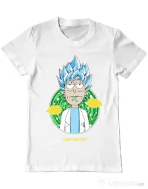 Tricou ADLER barbat I'm just saiyantist Alb