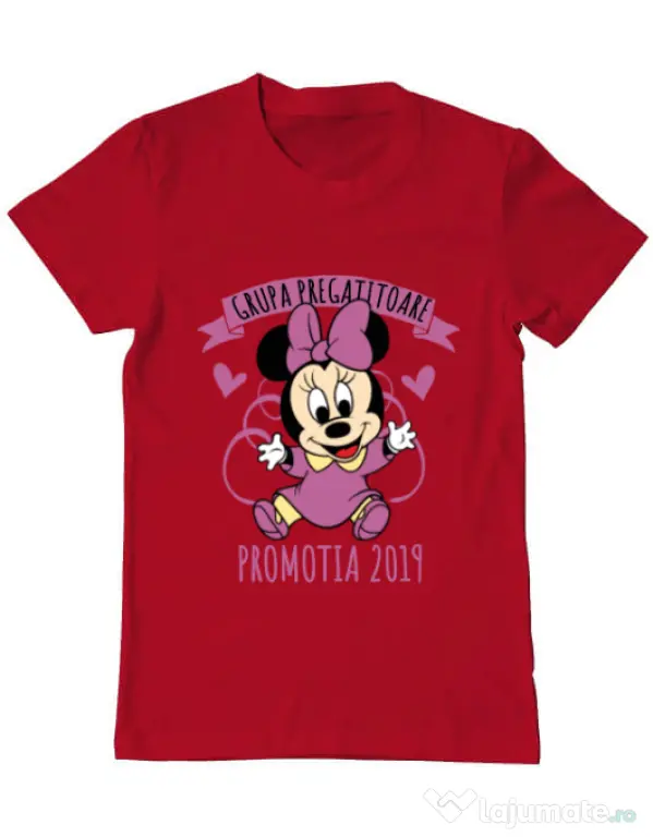 Tricou ADLER barbat Absolvire Minnie Mouse Rosu