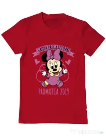 Tricou ADLER barbat Absolvire Minnie Mouse Rosu