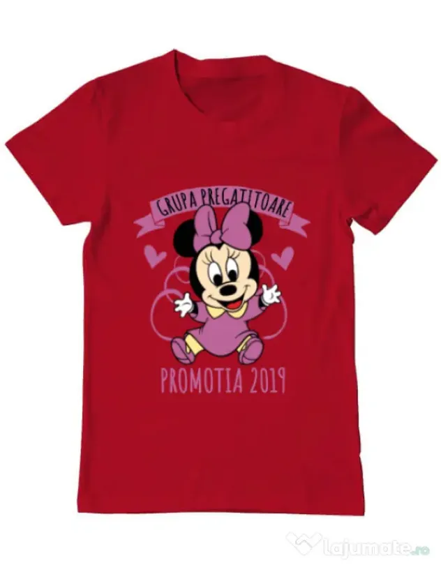 Tricou ADLER barbat Absolvire Minnie Mouse Rosu