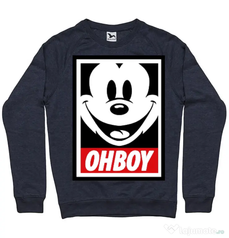 Bluza ADLER barbat Oh boy Denim inchis