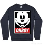 Bluza ADLER barbat Oh boy Denim inchis