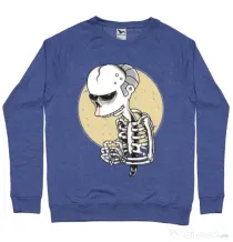 Bluza ADLER barbat Death of Grandfather Albastru melanj