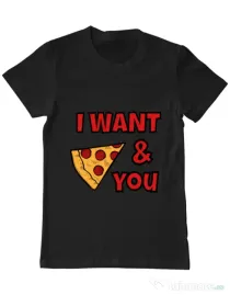 Tricou ADLER barbat I want you Negru
