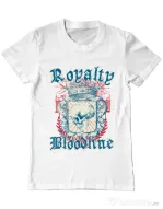 Tricou ADLER barbat Royalty bloodline Alb