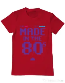Tricou ADLER barbat Made in the 80s Rosu