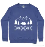 Bluza ADLER barbat Into the wild Albastru melanj
