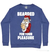 Bluza ADLER barbat Bearded for your pleasure Albastru melanj