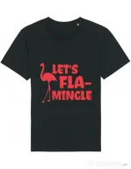 Tricou STANLEY STELLA barbat Let’s flamingle Negru