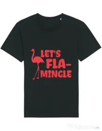 Tricou STANLEY STELLA barbat Let’s flamingle Negru