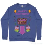 Bluza ADLER barbat Make a wish Albastru melanj