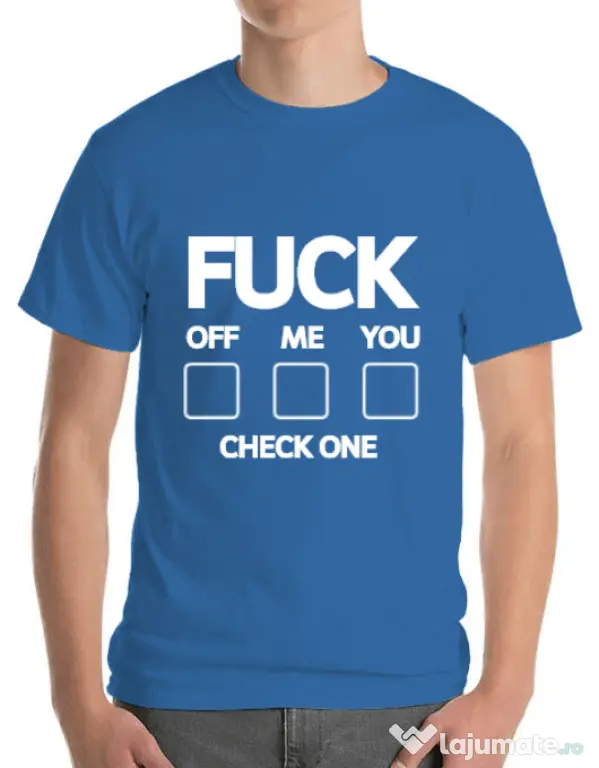 Tricou ADLER barbat Check one Albastru azuriu