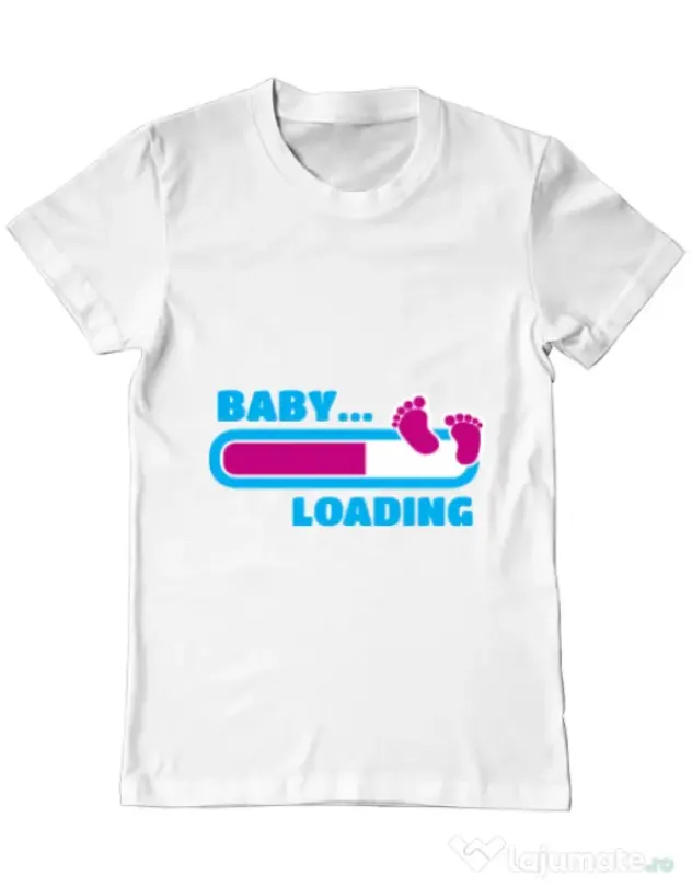 Tricou ADLER barbat Baby loading Alb