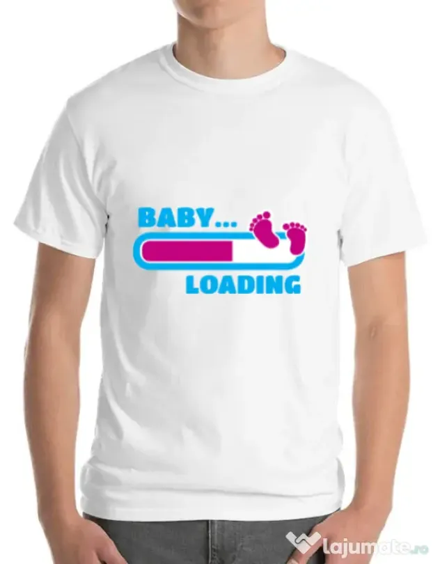 Tricou ADLER barbat Baby loading Alb
