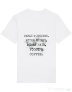 Tricou STANLEY STELLA barbat Early mornings Alb